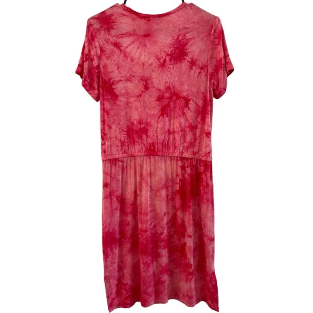 CALVIN KLEIN Woman’s Tie Dye Short Sleeve T-Shirt Dress size Small - Picture 3 of 10